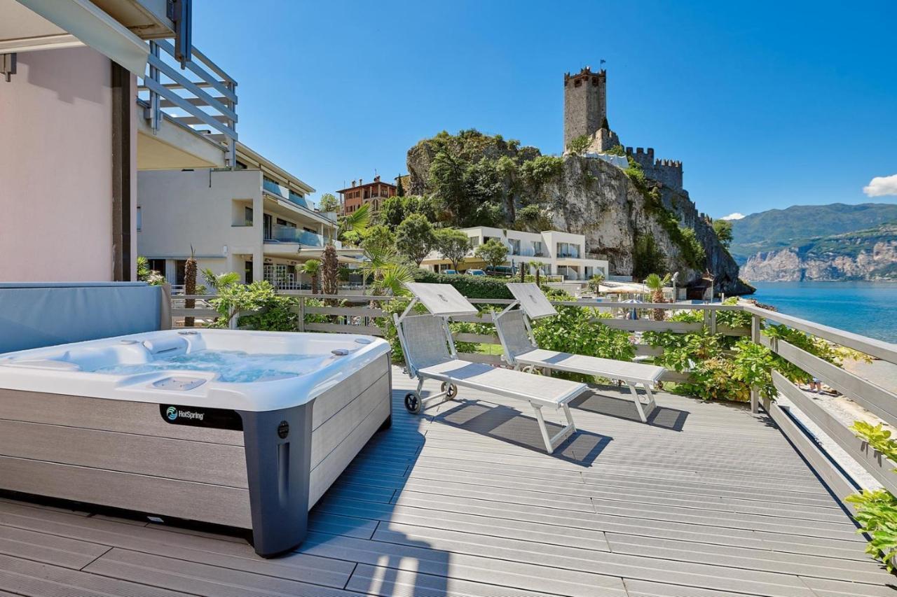 Hotel Castello Lake Front Malcesine Exterior foto