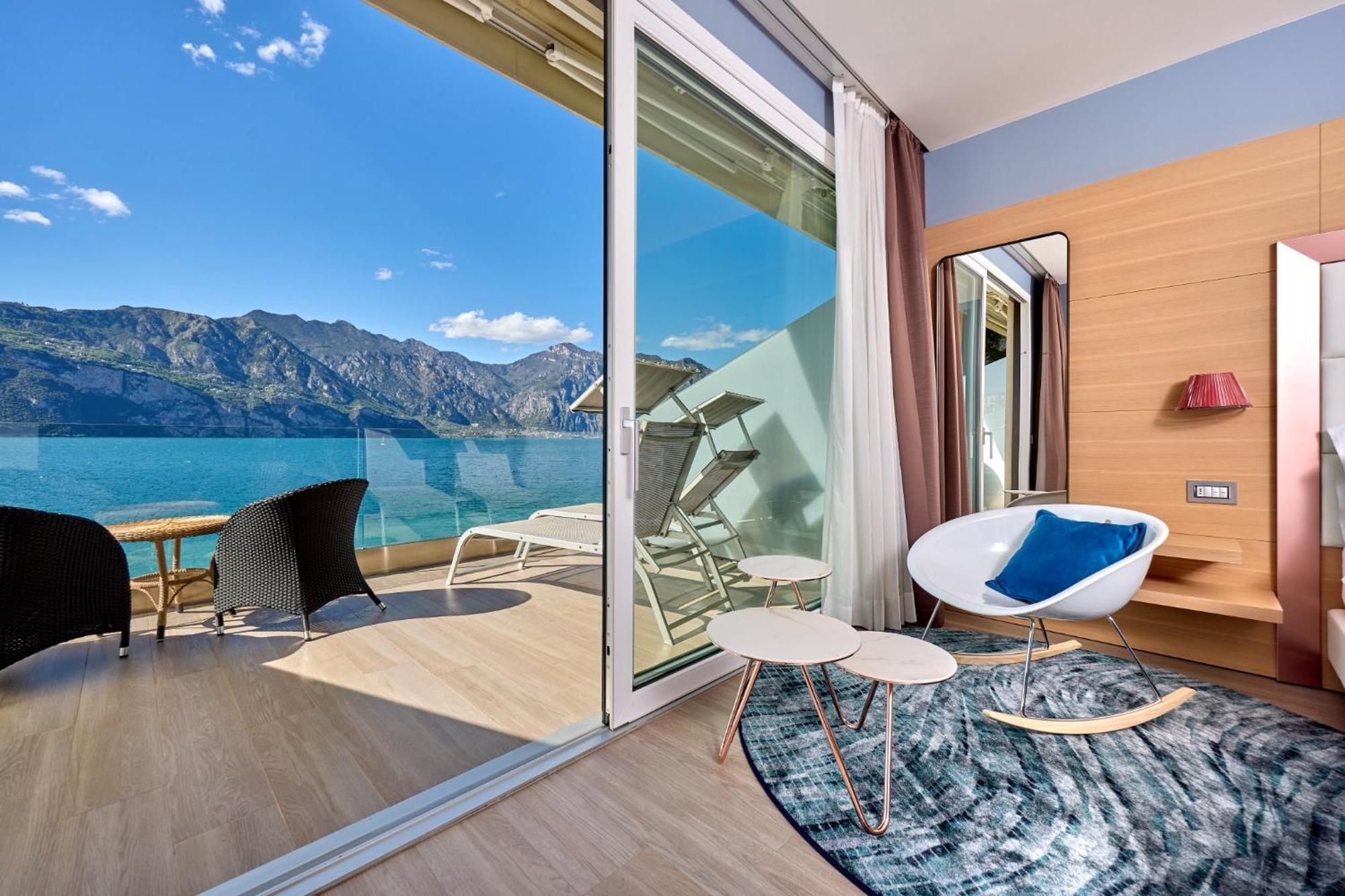 Hotel Castello Lake Front Malcesine Exterior foto